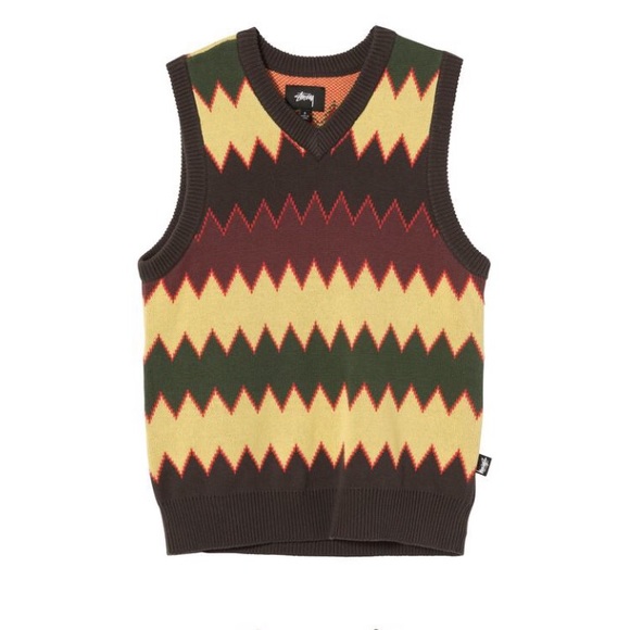 Stussy Sweaters - NWT Stussy Hayden Sweater Vest Size M